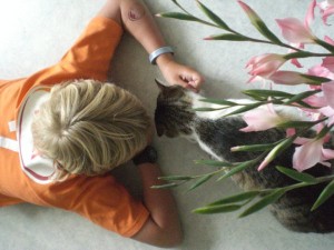 Flowers for Painter Maik and his model.